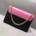 Louis Vuitton Epi Smooth Leather Twist Shoulder Bag MM Pink/Black 2017
