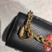 Louis Vuitton Flower Embellished Epi Twist MM Bag Black