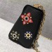 Louis Vuitton Flower Embellished Epi Twist MM Bag Black