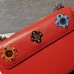 Louis Vuitton Flower Embellished Epi Twist MM Bag Red