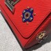 Louis Vuitton Flower Embellished Epi Twist MM Bag Red
