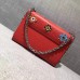 Louis Vuitton Flower Embellished Epi Twist MM Bag Red