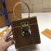 Louis Vuitton Vintage Monogram Vernis Bleecker Box Top Handle Bag Caramel 2019