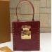 Louis Vuitton Vintage Monogram Vernis Bleecker Box Top Handle Bag Red 2019