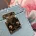 Louis Vuitton Vintage Monogram Vernis Bleecker Box Top Handle Bag Sky Blue 2019