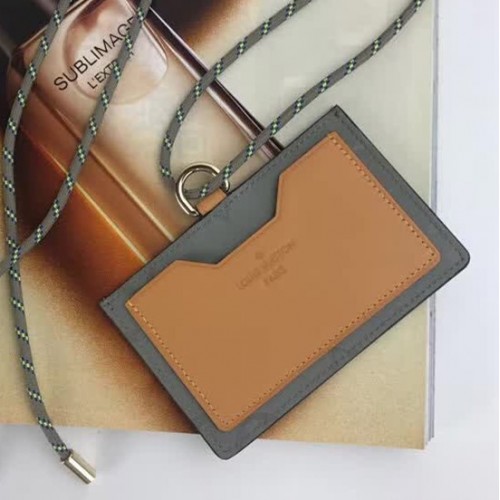 Louis Vuitton Grey Titanium Canvas and Leather Cosmos ID Holder