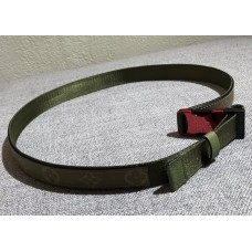 Louis Vuitton Monogram Eclipse Canvas Webbing On The Go Width 30mm Belt Green 2018
