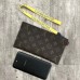 Louis Vuitton Monogram Canvas Small Pouch Clutch Blue 2018