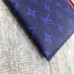 Louis Vuitton Monogram Canvas Large Pouch Clutch Blue/Red 2018