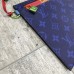 Louis Vuitton Monogram Canvas Large Pouch Clutch Blue/Red 2018