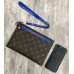 Louis Vuitton Monogram Canvas Large Pouch Clutch Blue 2018