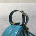 Louis Vuitton Croco Pattern Petite Boite Chapeau Bag Cyan 2018