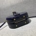 Louis Vuitton Croco Pattern Petite Boite Chapeau Bag Navy Blue 2018