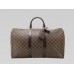 Louis Vuitton Damier Ebene Canvas Keepall 50 Bag