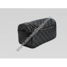 LOUIS VUITTON DAMIER GRAMIER GRAPHITE CANVAS TOILETRY POUCH