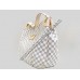 LOUIS VUITTON DAMIER AZUR CANVAS GALLIERA GM HANDBAG