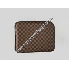 LOUIS VUITTON DAMIER EBENE CANVAS COMPUTER SLEEVE 13