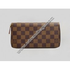 LOUIS VUITTON DAMIER EBENE CANVAS ZIPPY WALLET