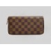 LOUIS VUITTON DAMIER EBENE CANVAS ZIPPY WALLET