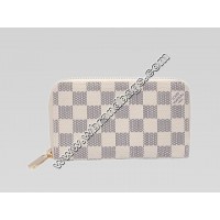 LOUIS VUITTON DAMIER AZUR CANVAS ZIPPY COMPACT WALLET