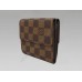 Louis Vuitton Damier Ebene Canvas Snapped Billfold &amp; Coin Purse