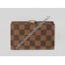 LOUIS VUITTON DAMIER EBENE CANVAS FRENCH PURSE