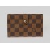 LOUIS VUITTON DAMIER EBENE CANVAS FRENCH PURSE