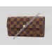 LOUIS VUITTON DAMIER EBENE CANVAS SARAH WALLET