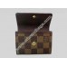 LOUIS VUITTON DAMIER EBENE CANVAS PORTE MONNAIE PLAT(WALLET)