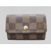 LOUIS VUITTON DAMIER EBENE CANVAS PORTE MONNAIE PLAT(WALLET)