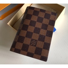 Louis Vuitton Damier Ebene Canvas Passport Cover N64412