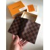 Louis Vuitton Damier Ebene Canvas Passport Cover N64412