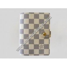 Louis Vuitton Damier Azur Canvas Small Ring Agenda Cover