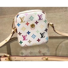 Louis Vuitton Monogram Multicolor Lift Shoulder Pochette Bag M40055 White