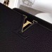 Louis Vuitton Capucines MM Bag M48864 Black/Gold