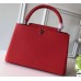 Louis Vuitton Capucines MM Bag M94740 Red/Silver