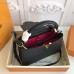 Louis Vuitton Capucines PM Bag M42259 Black/Gold