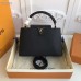 Louis Vuitton Capucines PM Bag M42259 Black/Gold