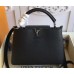 Louis Vuitton Capucines BB Bag M94586 Black/Silver