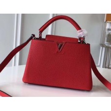 Louis Vuitton Capucines BB Bag M94754 Red/Silver