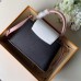 Louis Vuitton Capucines PM Bag Colorblock M52988 Black/White/Pink