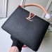 Louis Vuitton Capucines BB Bag Colorblock Black/Apricot/Red