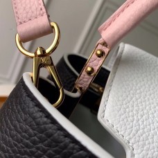 Louis Vuitton Capucines BB Bag Colorblock Black/White/Pink