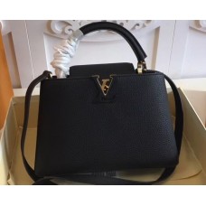 Louis Vuitton Capucines BB Bag M94755 Black/Gold