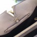 Louis Vuitton Capucines MM Bag Python Handle N91711 Galet