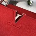 Louis Vuitton Capucines MM Bag Python Handle N91899 Rubis