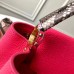 Louis Vuitton Capucines PM Bag Python Handle Framboise