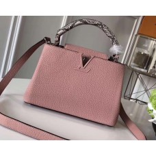 Louis Vuitton Capucines BB Bag Python Handle N92042 Magnolia
