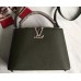 Louis Vuitton Capucines BB Bag Python Handle Army Green