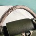 Louis Vuitton Capucines BB Bag Python Handle Army Green